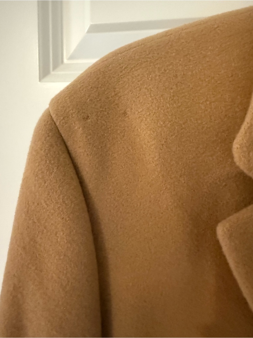 Ralph Lauren Men's Camel Columbia overcoat. Wool and cashmere Trench Coat - Picture 8 of 11